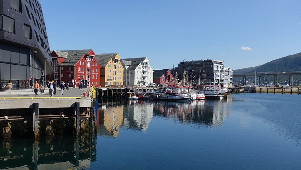 view little harbor of tromso