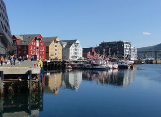 view little harbor of tromso