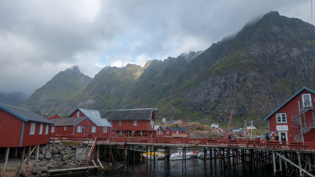 view of the village of A