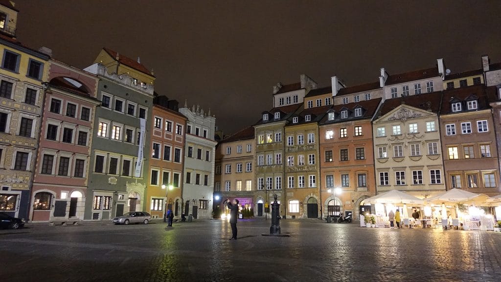 downtown Warsaw