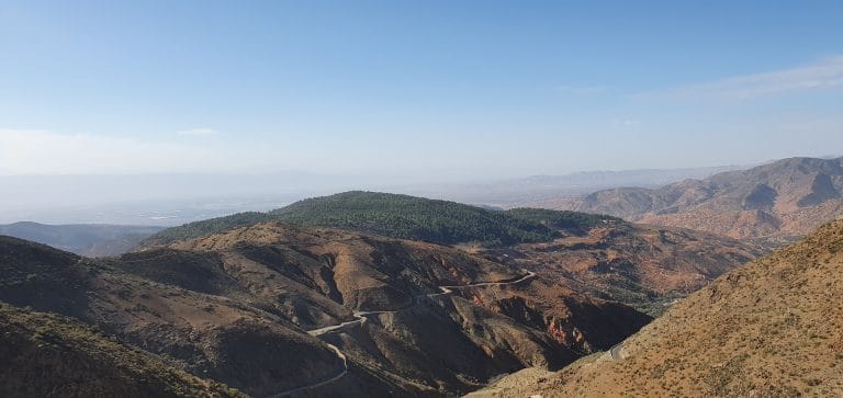 view on the mountains